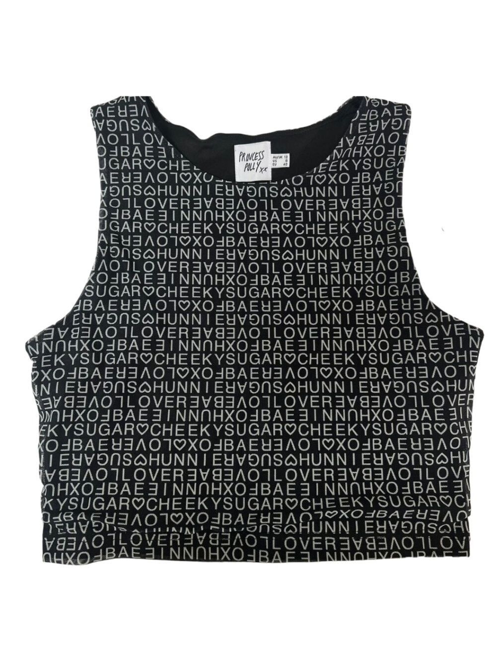 Princess Polly Slogan Printed Tank Top